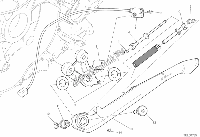 Todas as partes de Ficar do Ducati Superbike 1299 ABS 2017